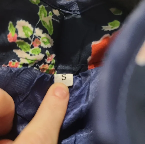 Floral Quilted Chore Barn Jacket Puffer - Picture 5 of 7